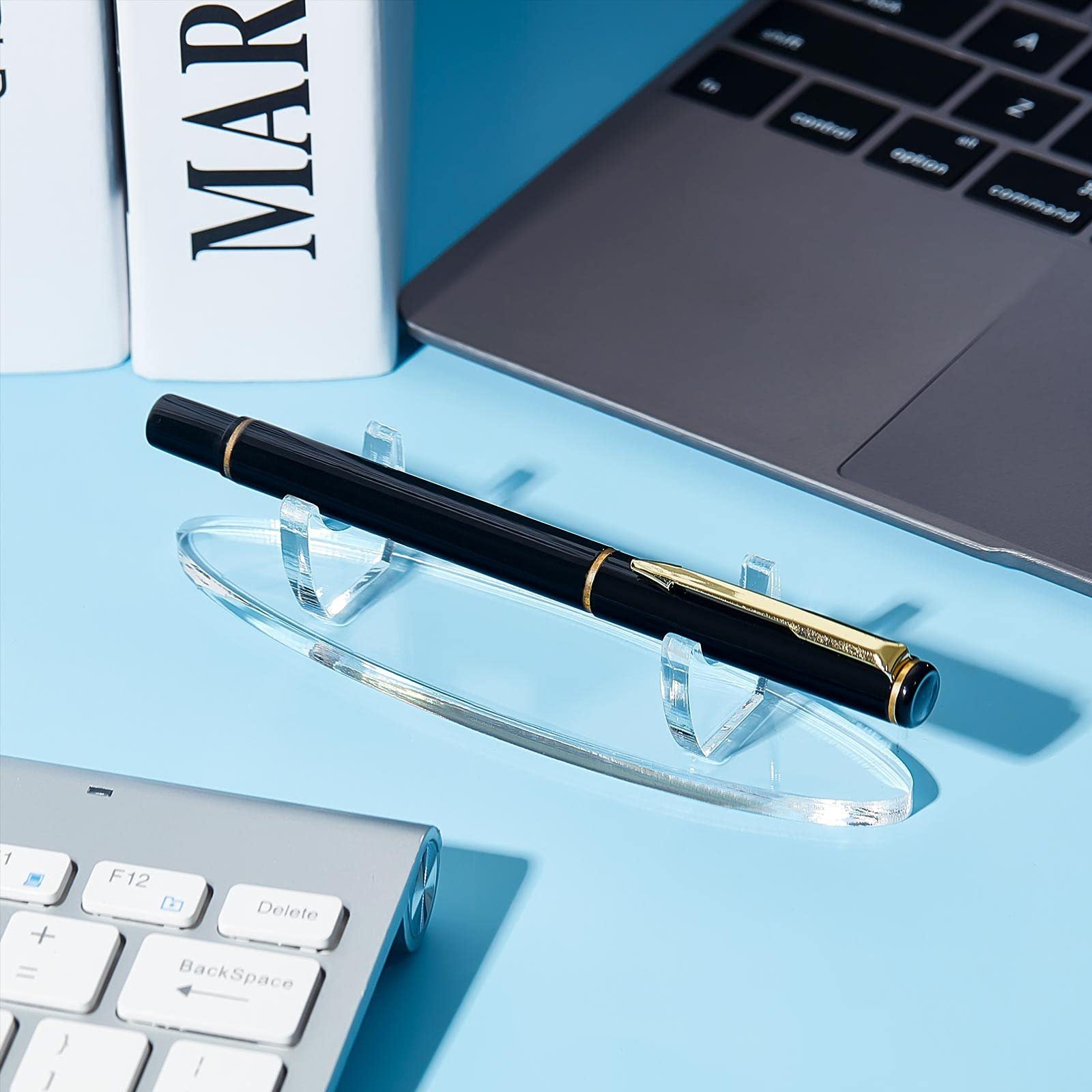 Multi-Color Acrylic Desk Pen Holder for Office Use
