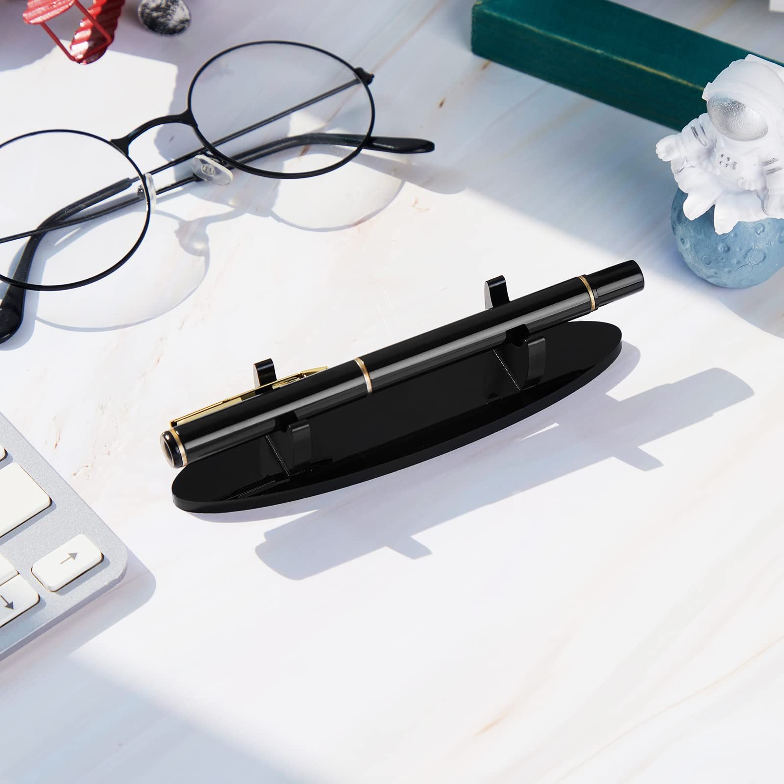 Multi-Color Acrylic Desk Pen Holder for Office Use